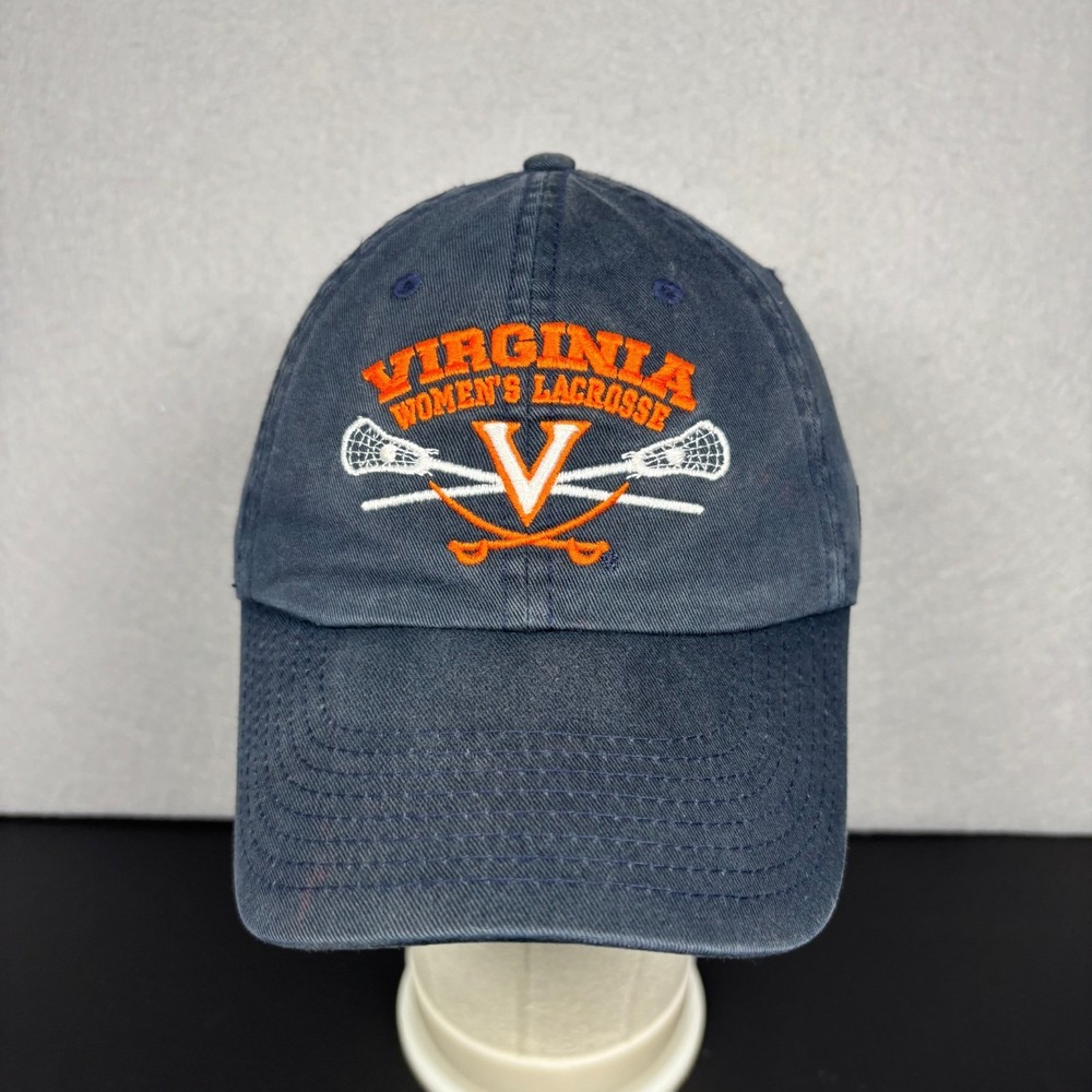 UVA Virginia Cavaliers Womens Lacrosse Hat New Era Navy Blue Adjustable Cap NCAA